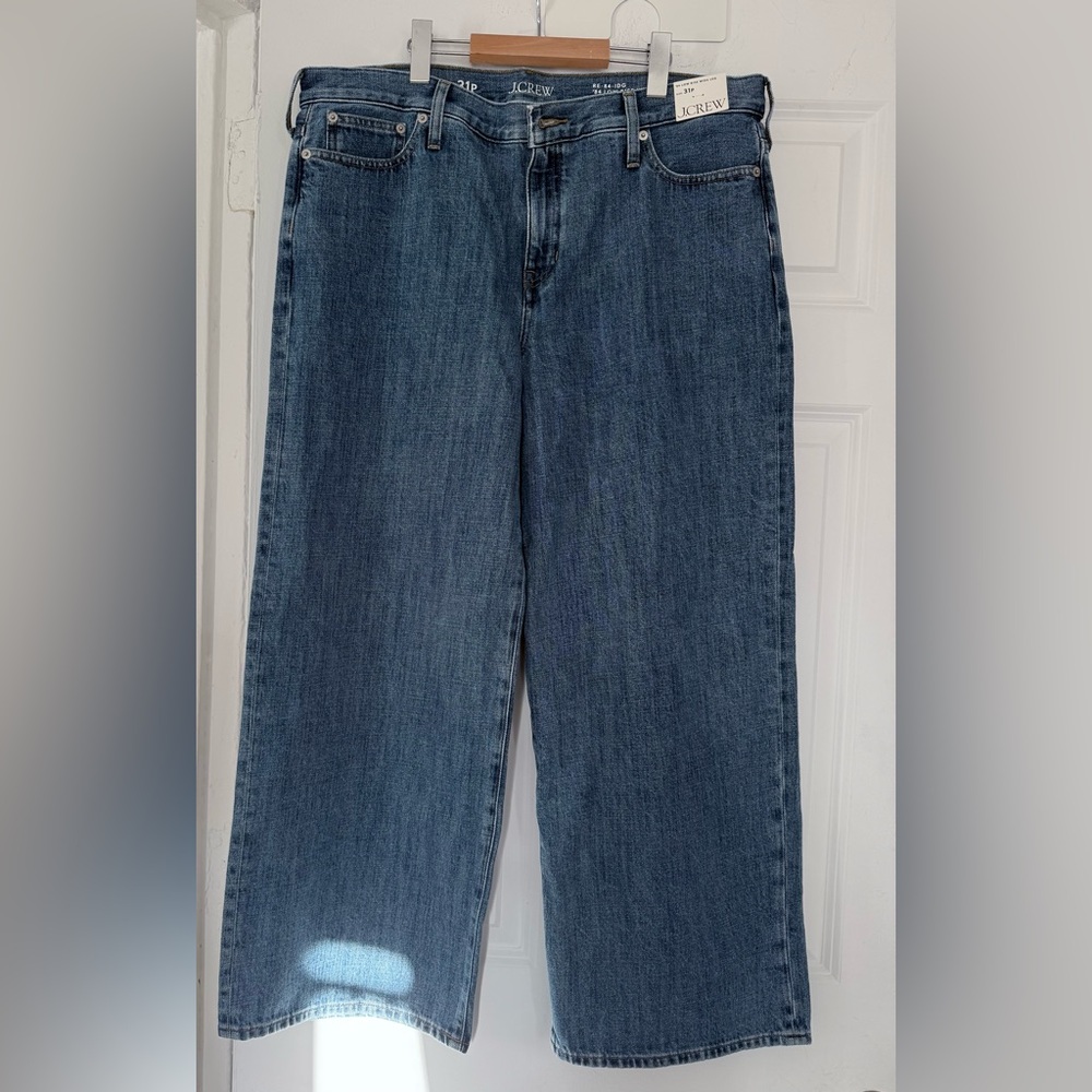 J. Crew low rise wide leg